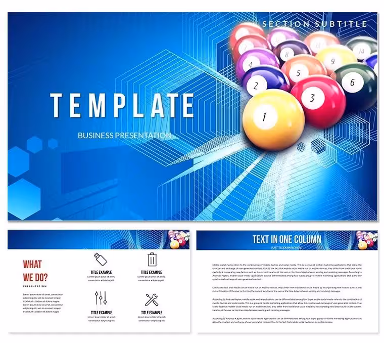 Billiards and Snooker PowerPoint Templates