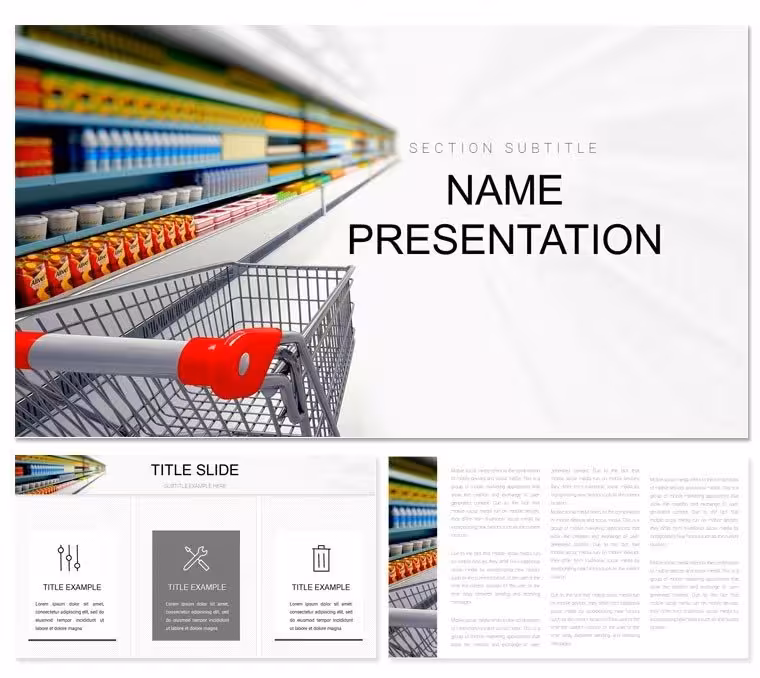 Shopping Checkout PowerPoint Template