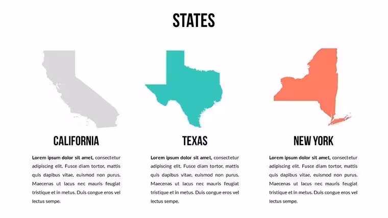 States Countries World PowerPoint Maps
