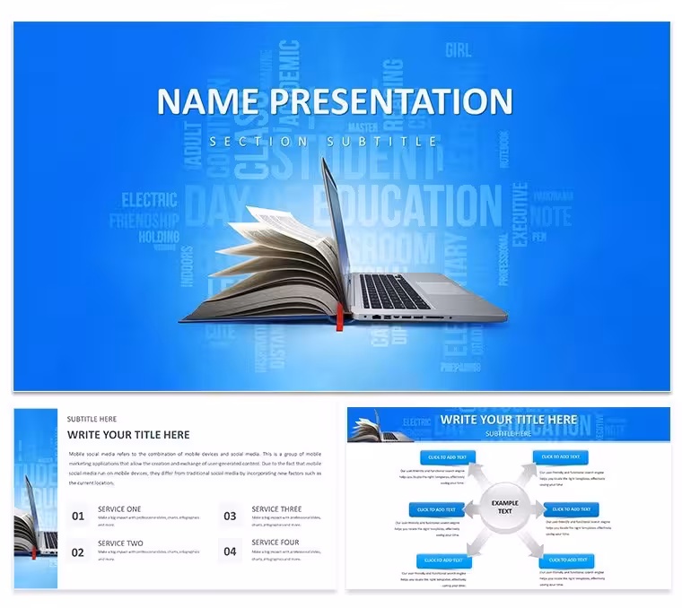 Modern Education Innovative Keynote Template: Where Tradition Meets Tech