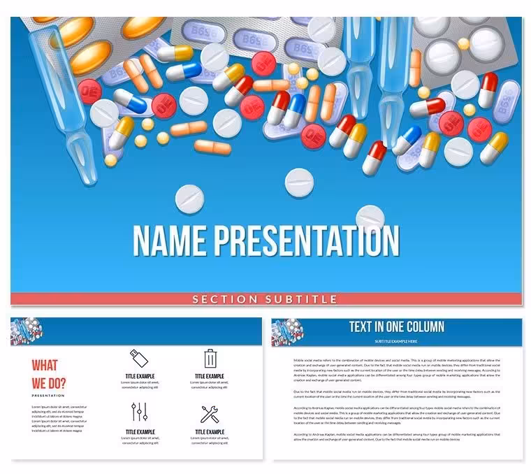 Pharmacy Chain PowerPoint template