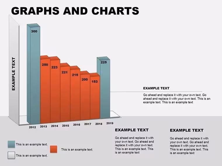 3D PowerPoint Graphs and Charts Template Presentation, Download PPT