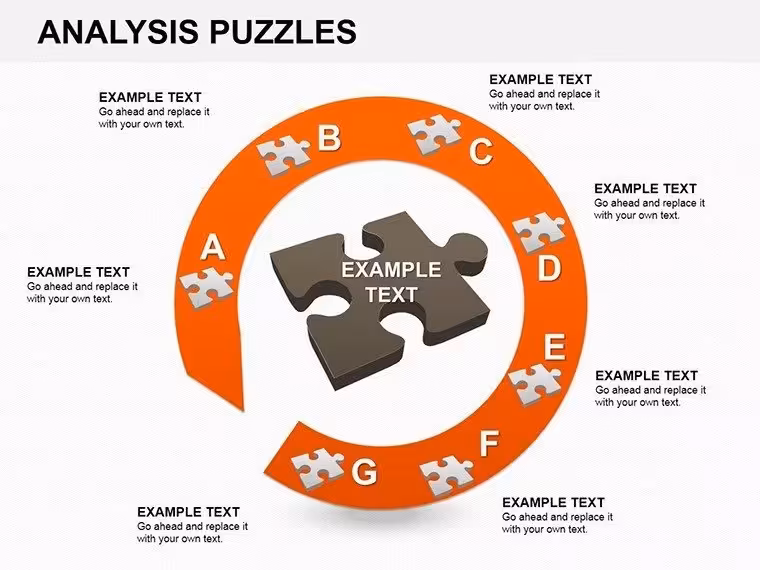 Analysis Puzzles PowerPoint Charts: Infographic Mastery
