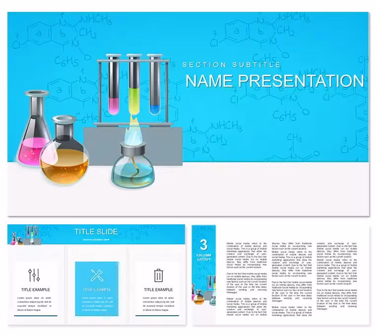 Chemical Engineering PowerPoint Template for Presentation