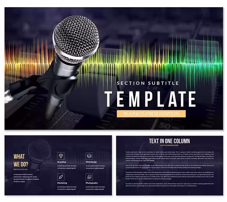 Recording Studio PowerPoint Template