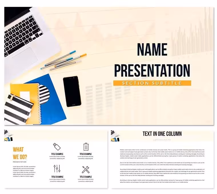 Google Analytics PowerPoint template