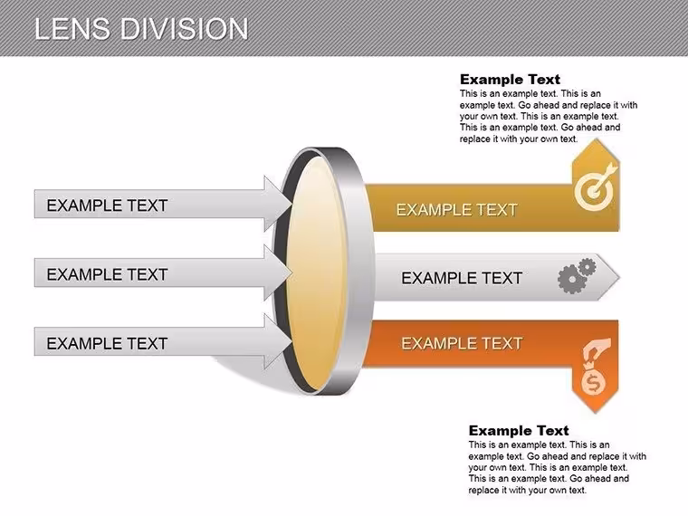 Lens Division PowerPoint Diagrams - Editable PPTX | ImagineLayout