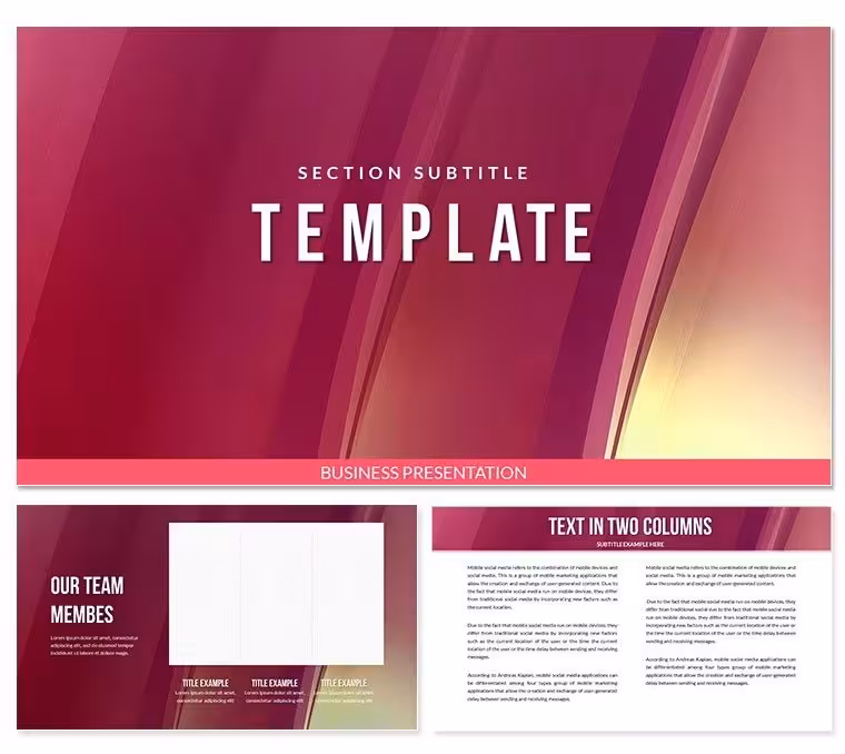 Cloak PowerPoint template Presentation