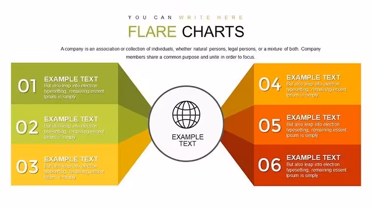 Branching Service Tables Keynote Charts Template