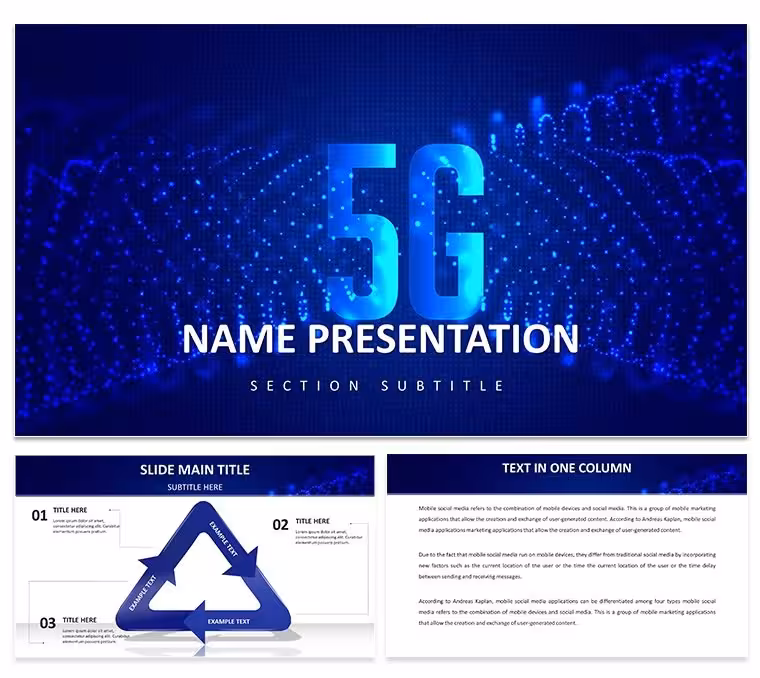 Free 5G Technology Keynote Template: Download and Innovate