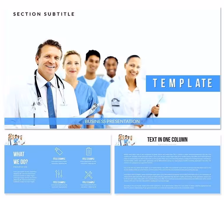 Medical Center PowerPoint Template for Presentation