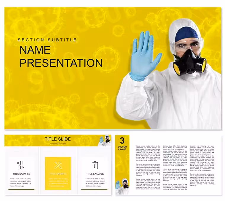 Medicine Stop Viruses PowerPoint Presentation Template