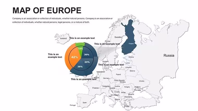 Editable Europe PowerPoint maps - Slide14