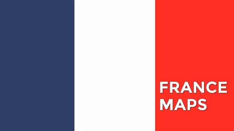 France Keynote Maps Template for Regions & Tourism