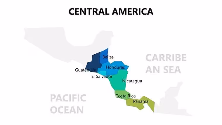 Central America Keynote Maps: Vibrant Visuals for Dynamic Stories