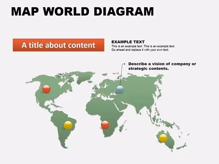 World Maps PowerPoint Template for Pros