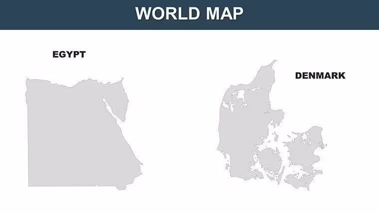 World : Gabon PowerPoint maps