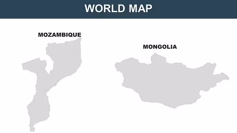 Kirghistan World PowerPoint maps