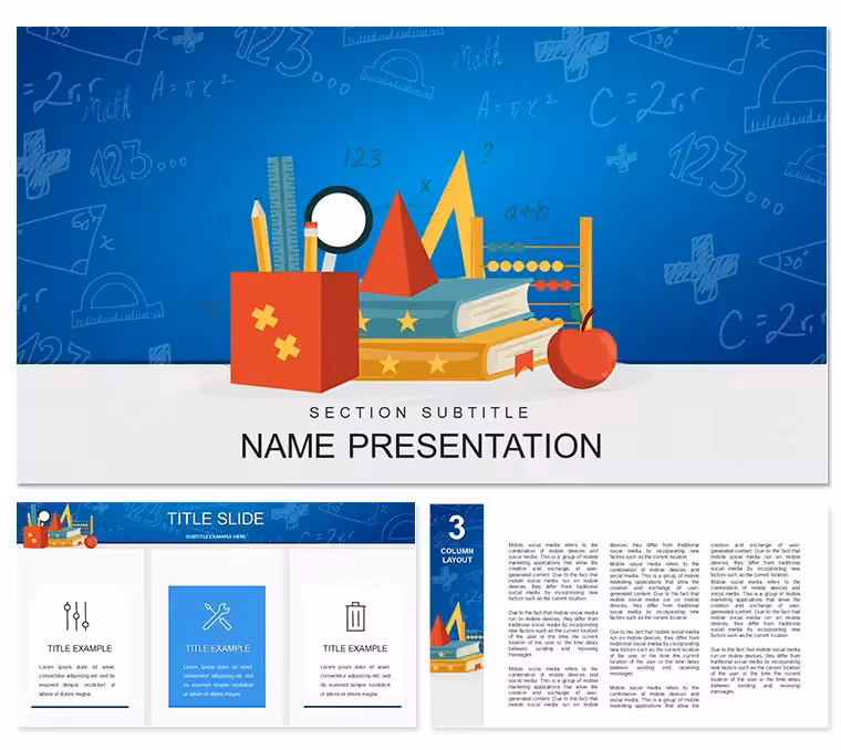 Mathematical Logic PowerPoint template