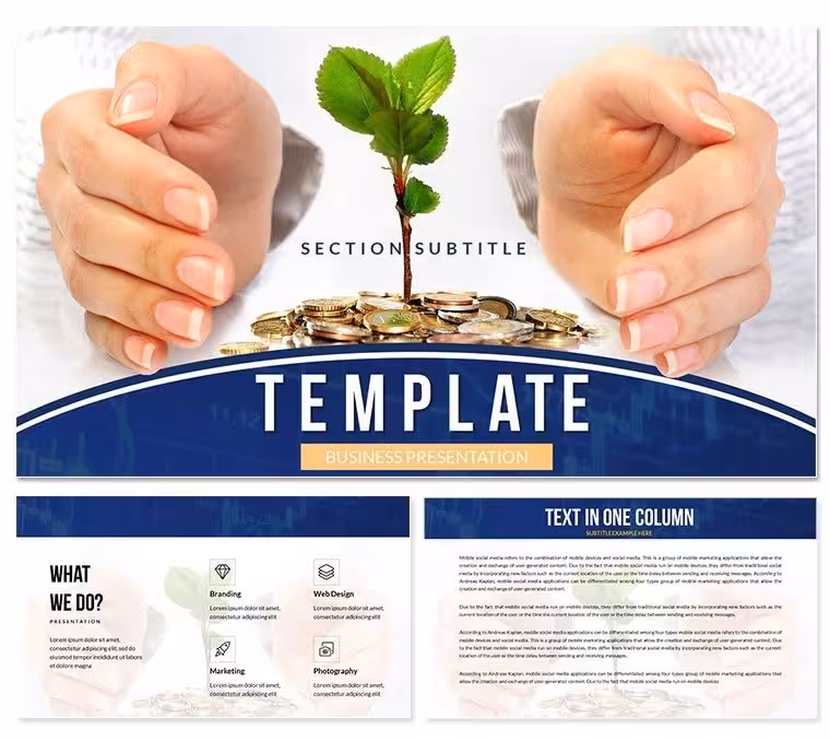 How to Save Money Presentation Template