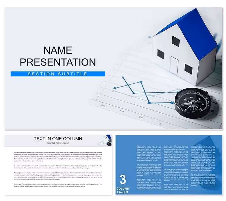 House Apartment Rental Diagram Template - Editable POTX | ImagineLayout