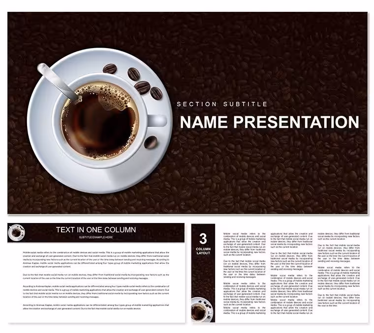 Coffee Recipes PowerPoint Template: Brew Engaging Presentations