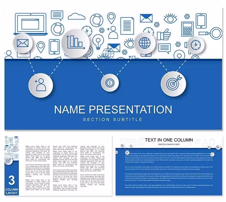 Target Application Keynote template