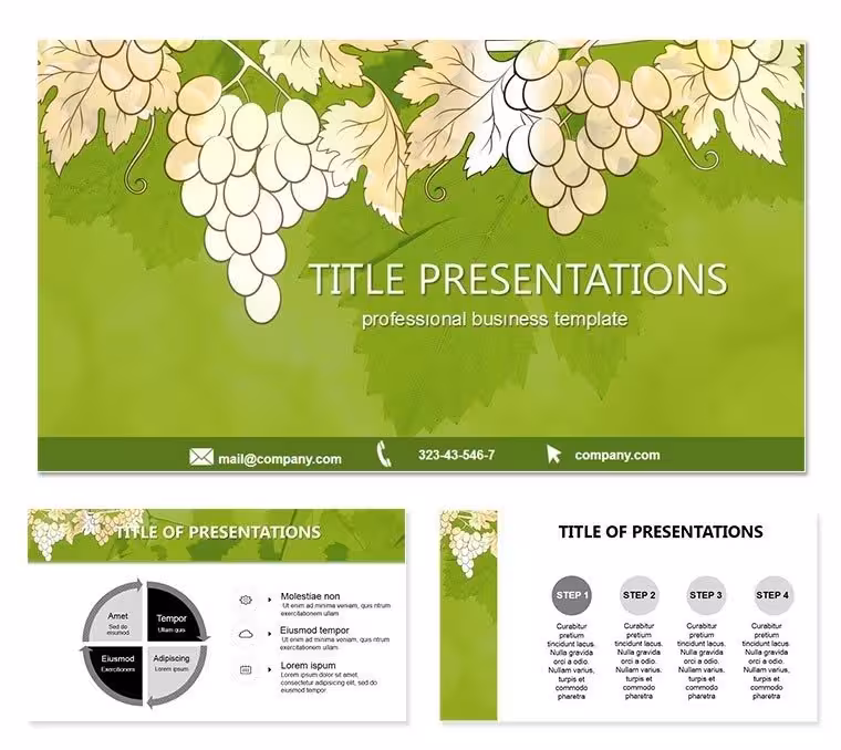 Free Grapevine PowerPoint Template: Vine Your Ideas to Life