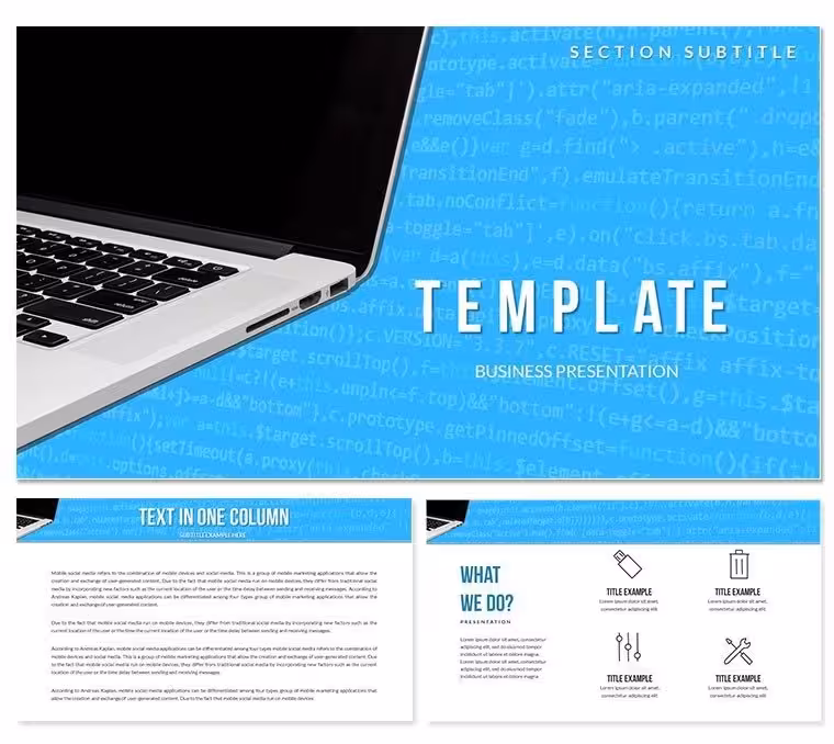 Programming Courses Keynote templates