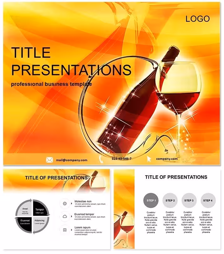 Wine Collection Industry PowerPoint Template