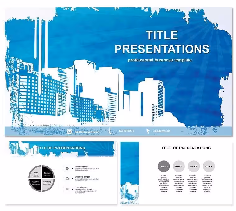 Vector City PowerPoint Templates