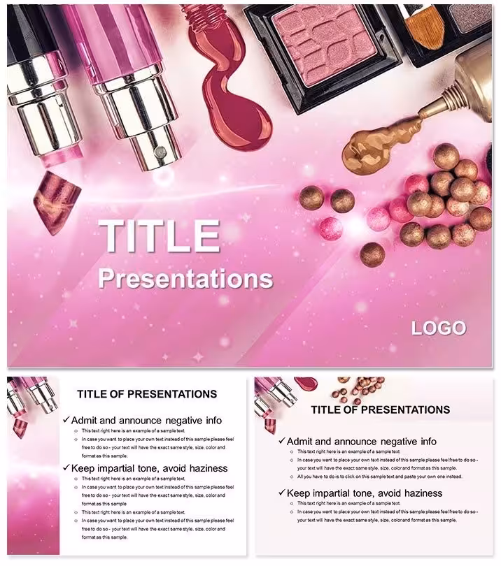Elegant Cosmetics & Perfumery Keynote Presentation Theme