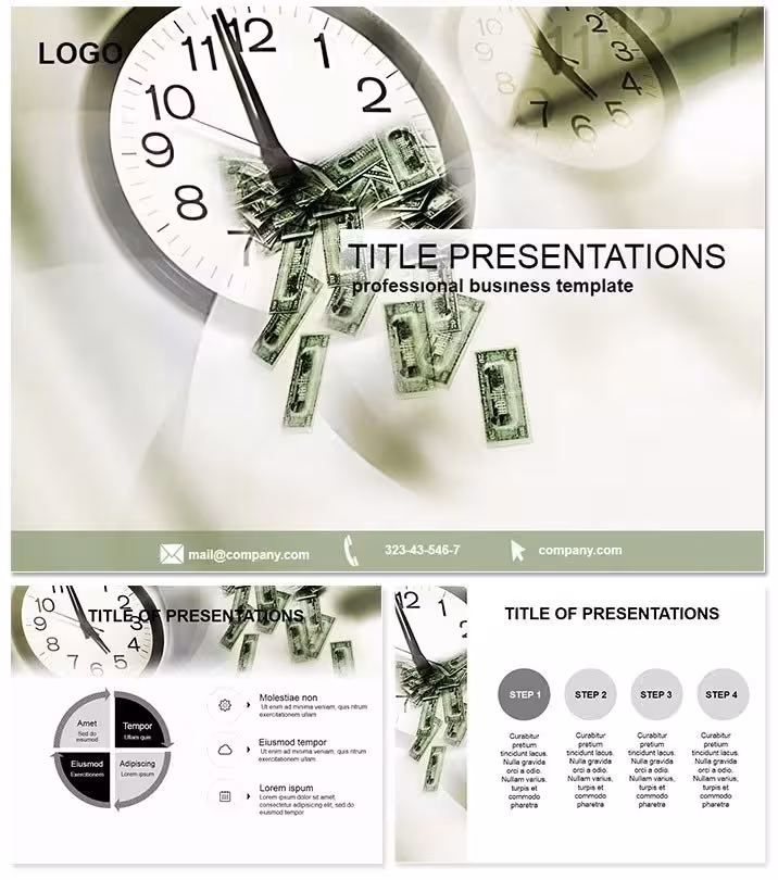 Money Making PowerPoint Template: Finance