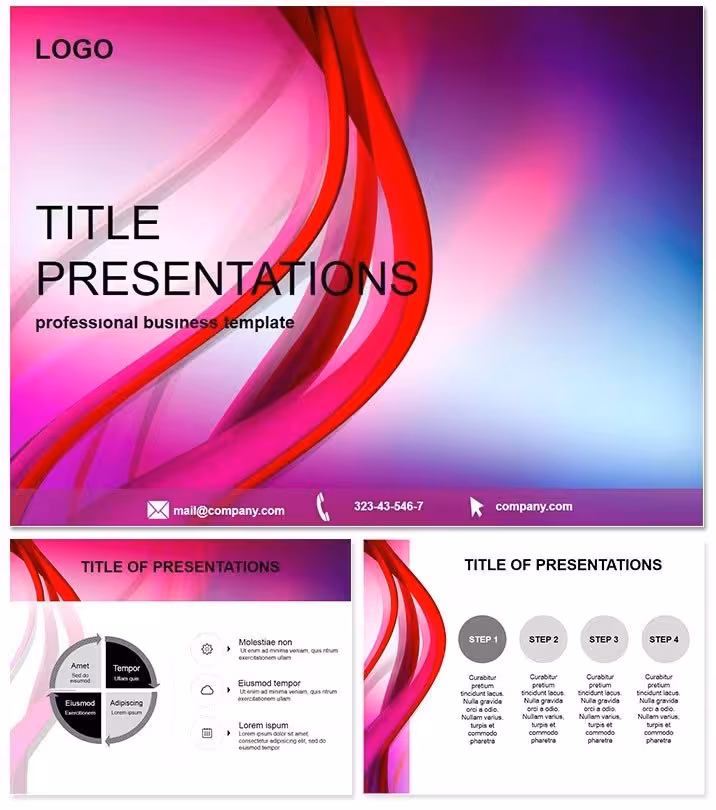 Plexus Ray Energy PowerPoint Template