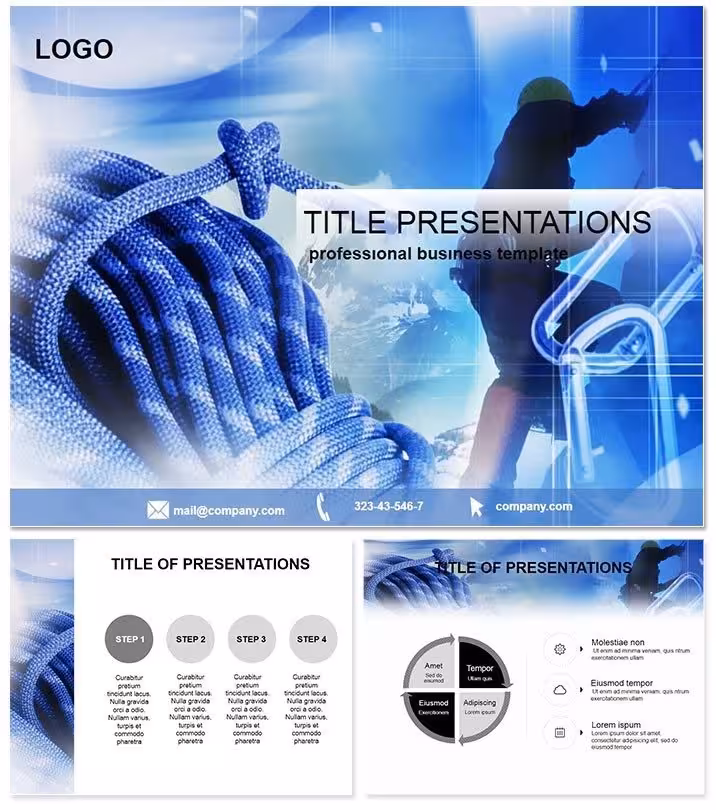 Climbing Guide Keynote Template for Peaks