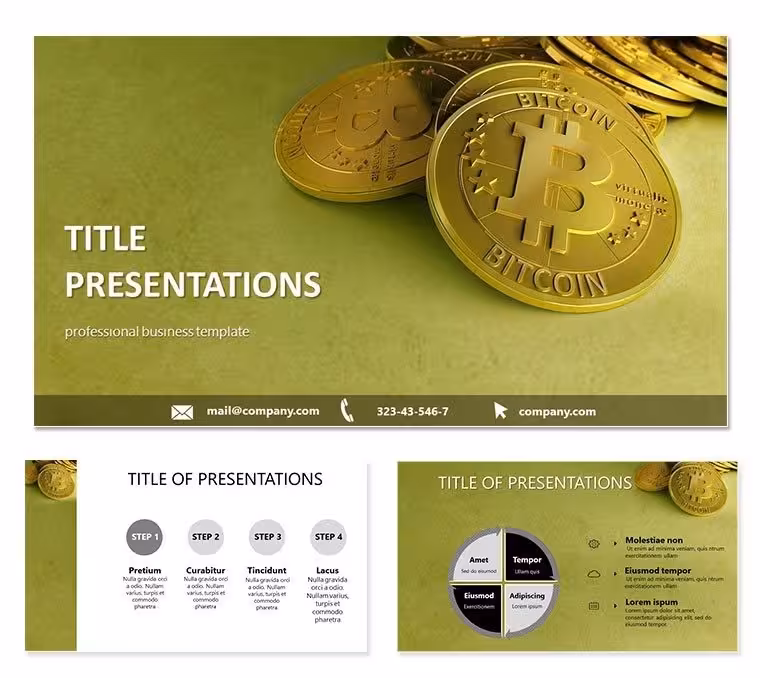 Bitcoin Money Keynote Presentation Template