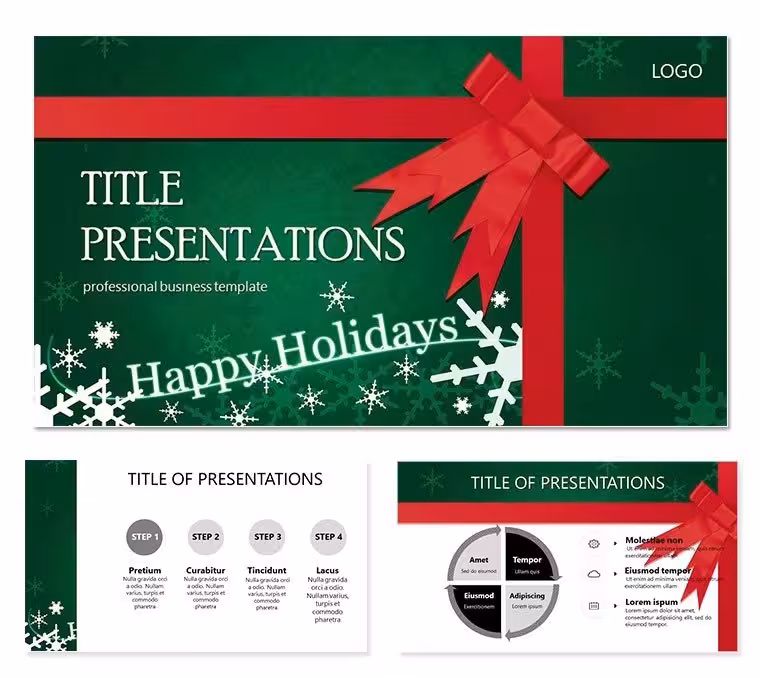 Happy Christmas Keynote template