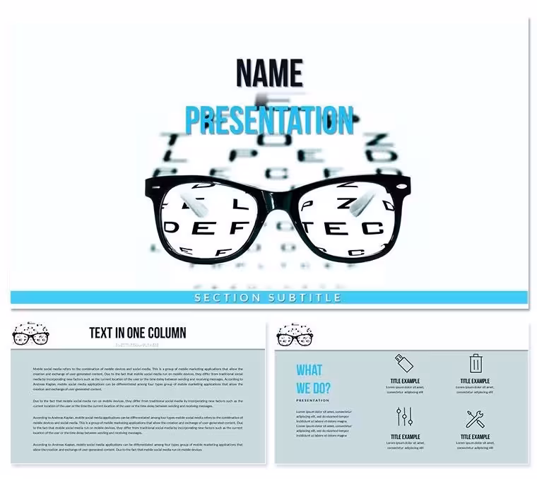Download Optometry Keynote Presentation Template