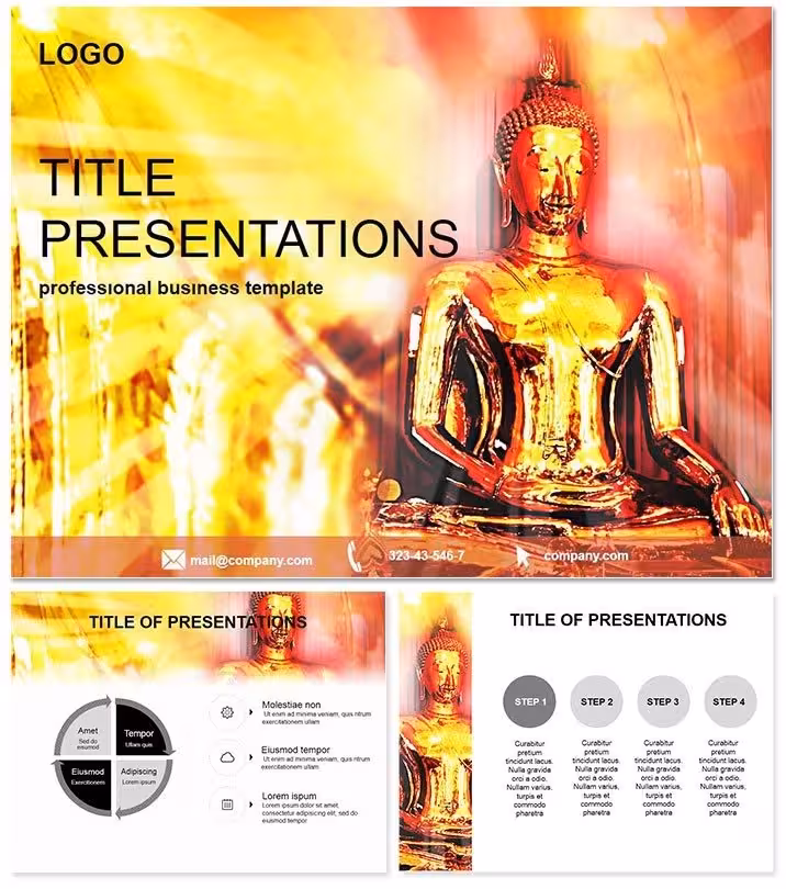 Buddha PowerPoint Template Presentation