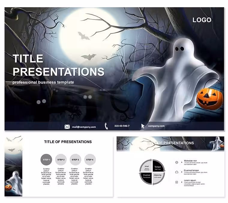 Lunar Ghost Halloween Keynote Masterpiece