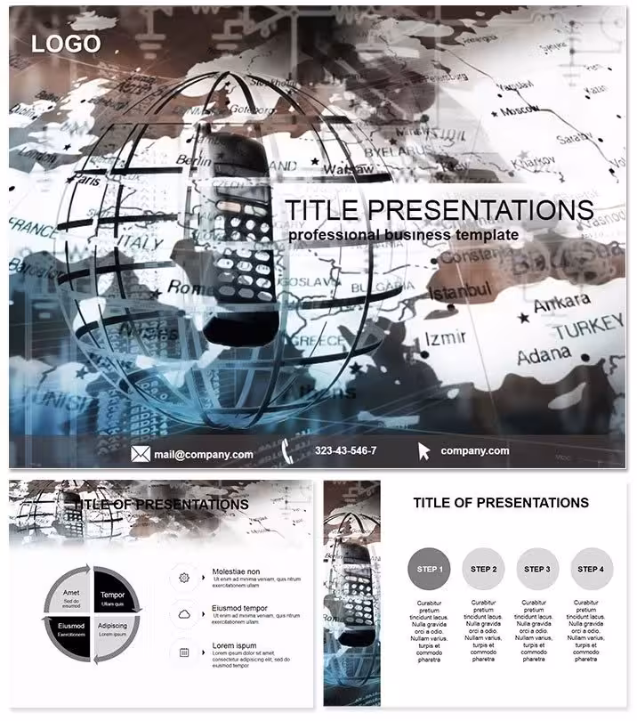 Mobile Presentation PowerPoint Template