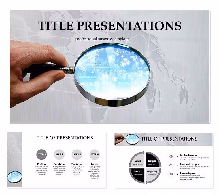 Search Market Sales Keynote templates