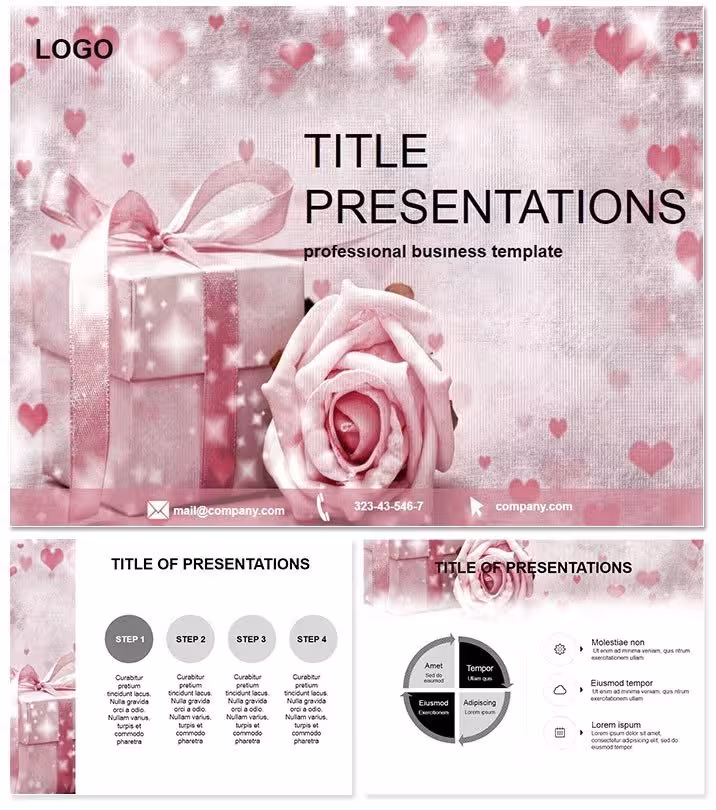 Elegant Roses Keynote Template