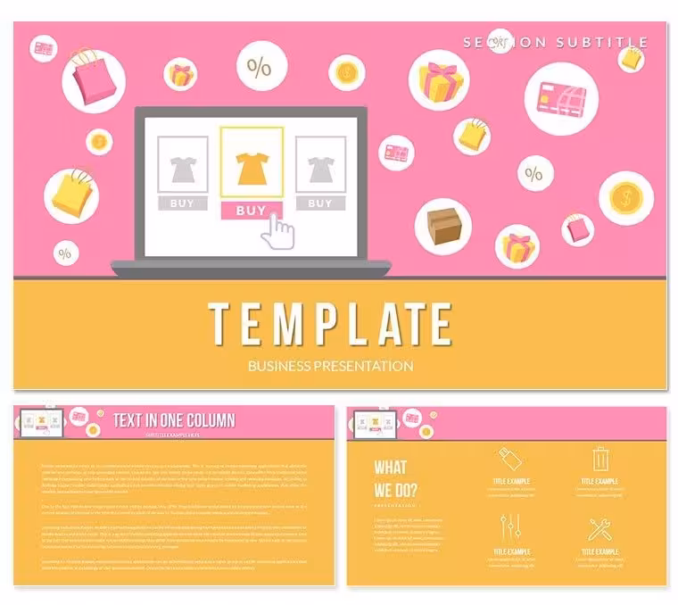 E-commerce Marketing Keynote Templates - Themes