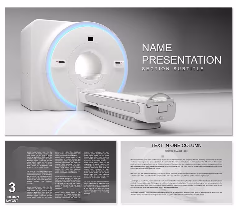 MRI Scan Technologist Keynote Themes - Presentation Template