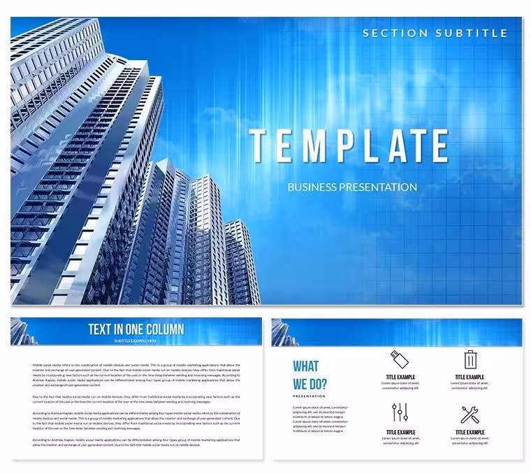 Business Center Keynote Template - Download Presentation