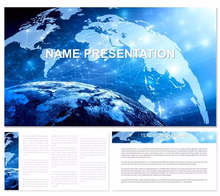 Dynamic Business Networking Keynote Template