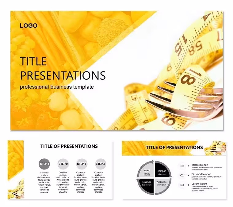 Lose Weight Keynote Template: Pathways to Sustainable Wellness