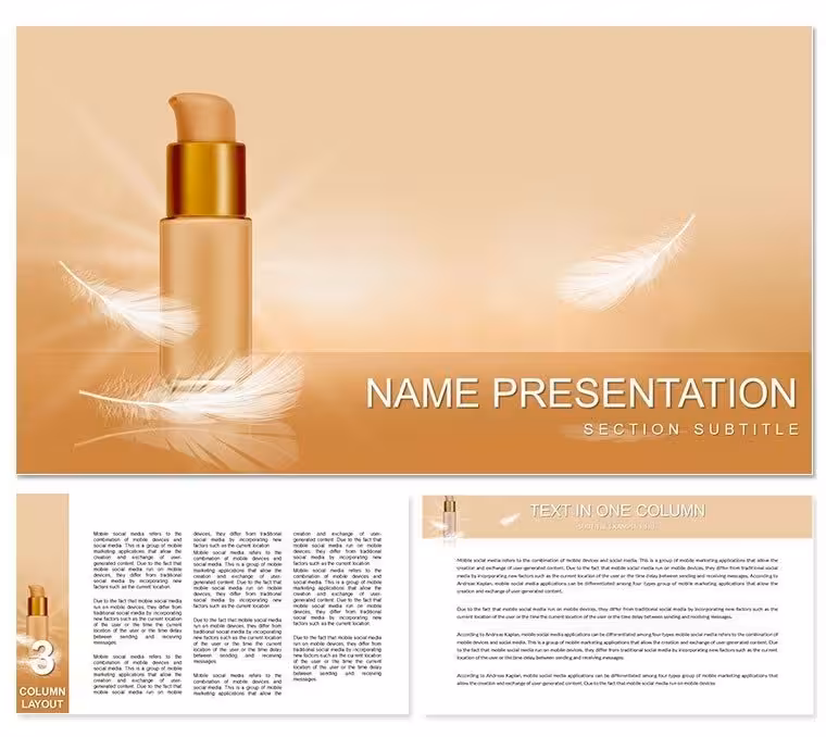 Skin-Tone Corrector Keynote template - themes