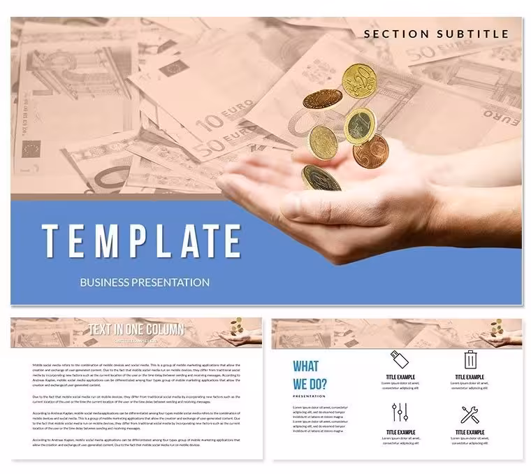 Easy Money: Money Earnings Keynote templates